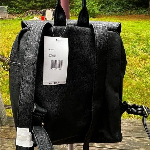Betsey Johnson Black Backpack BM19670 School Bag - Picture 2 of 10